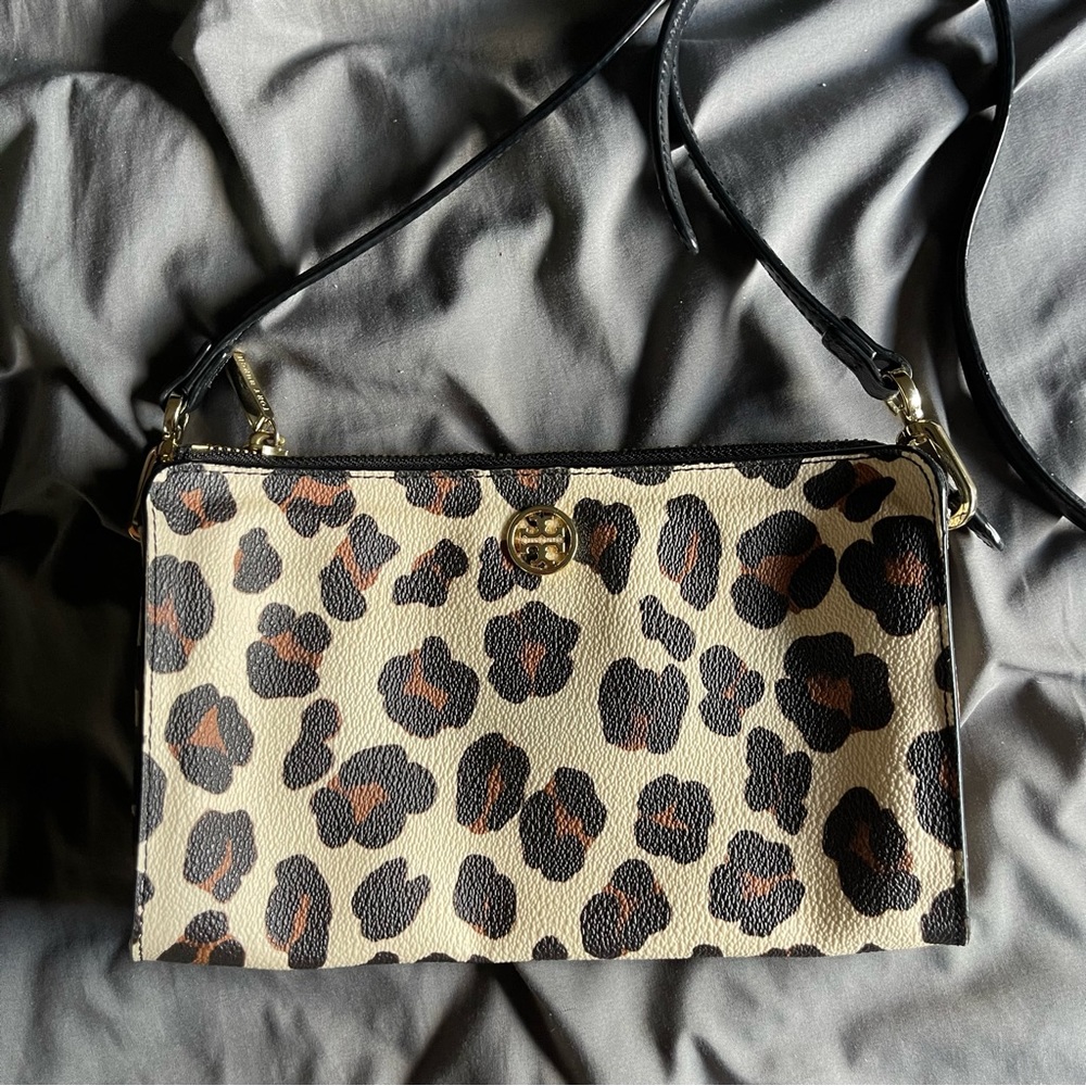 Tory Burch Ocelot Leopard crossbody